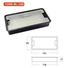 CO09-BL-158 รางร้อยสายไฟแนวตั้ง Vertical Cable Guide