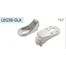LEG44-GLA ตัวรับท๊อปไม้หรือกระจก Zinc Alloy Base Support ขาโต๊ะสำเร็จรูป Ready-Made Table Legs