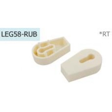 LEG44-RUB ฝาปิดตัวรับท๊อป Cap Plastic ขาโต๊ะสำเร็จรูป Ready-Made Table Legs