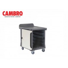 CAM1-MDC1520S10HD-191-MEAL DELIVERY CARTS FOR 10 TRAY SERVICE, GRANITE GRAY (WITH HEAVY DUTY CASTERS)-CAMBRO