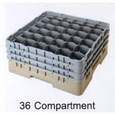36 Compartment Glass Rack CAMBRO