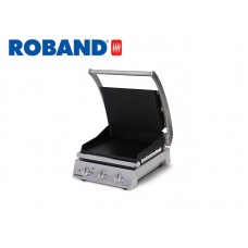 ROB1-GSA610RT-CONTACT GRILL STATION RIBBED TOP PLATE NON-STICK 6 SLICES-ROBAND