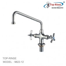 9822-12 Double Pantry Faucet Top Rinse