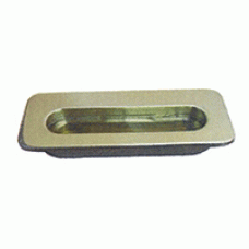 ARCH-302-110   มือจับฝังบานเลื่อนทองเหลืองแท้  ขนาด  40x110 MM. สี  PB