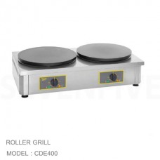 CDE400 เครื่องเครปไฟฟ้า E"ROLLER GRILL" Electric Double crepe machines ROLLER GRILL