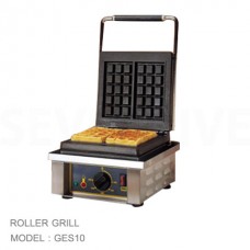 GES10 เครื่องทำวาฟเฟิล SINGLE ELECTRIC WAFFLE IRON ROLLER GRILL