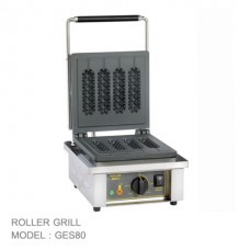 GES80 เครื่องทำวาฟเฟิล SINGLE ELECTRIC WAFFLE IRON FOR STICKERS ROLLER GRILL