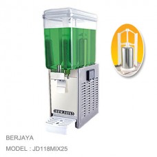 JD118MIX25 เครื่องทำน้ำผลไม้ Juice Dispenser 1 Bowl Mix System Berjaya