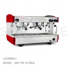 M27 RE C2-RED เครื่องชงกาแฟ2หัว SEMI-AUTO COFFEE MACHINE 2 GROUPS LA-CIMBALI