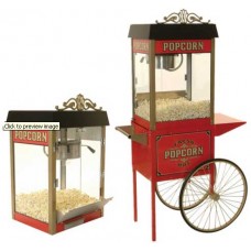 STREET VENDOR 6 เครื่องทำป๊อปคอร์น Popcorn Machine BENCHMARK USA 