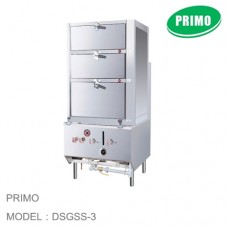 PRI1-DSGSS-3 เตานึ่งแบบใช้แก๊ส PRIMO 