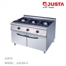 JTA1-JUS-RA-3 เตาแก๊สสำหรับทำอาหาร JUSTA 