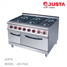 JTA1-JZH-TQ-6 เตาแก๊สสำหรับทำอาหาร JUSTA 