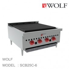 WOL1-SCB25C-6 เตาแก๊สสำหรับทำอาหาร WOLF 