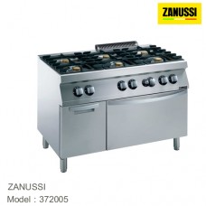  ZNS1-372005  เตาแก๊สสำหรับทำอาหาร 6 Burner Gas range on gas oven ZANUSSI 