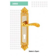 3860 Classic Brass Handle for Mortise Lock มือจับทองเหลือง สำหรับมอร์ทิสล็อค Veco วีโก้