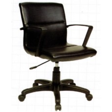 C726 เก้าอี้สำนักงานสีดำ แบบมีล้อ
