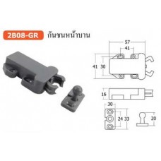 2B08-GR กันชนหน้าบาน กันชน Roller Catch