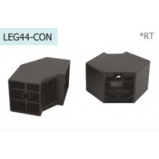 LEG44-CON ข้อต่อเข้ามุม 90 องศา L-Connector ขาโต๊ะสำเร็จรูป Ready-Made Table Legs