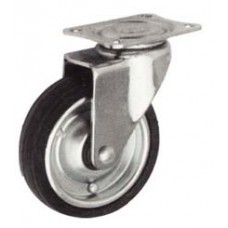 CI30GT-H-N ล้อยางกะทะแป้น 3" ธรรมดา ลูกล้อเฟอร์นิเจอร์ Furniture Castors 