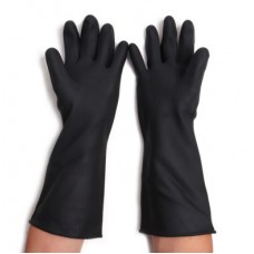 M411-4010 ถุงมือยางธรรมชาติ รุ่นSTRONGMAN สีดำ 14นิ้ว ไซส์XL MASTER GLOVE