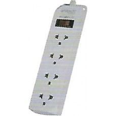 H100-WH ปลั๊กไฟ Power Strip 4 เต้าเสียบ สีขาว ANITECH