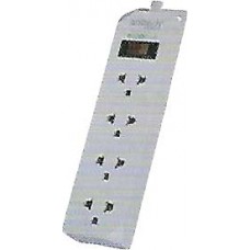 H107-WH ปลั๊กไฟ Power Strip 4 เต้าเสียบ สีขาว ANITECH