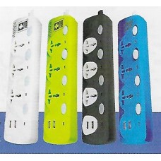 H527-WH ปลั๊กไฟ Power Strip With USB Charge สีขาว ANITECH