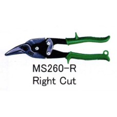 MS-260-R-10 นิ้ว กรรไกรตัดสังกะสีด้ามเขียว HIT