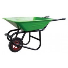 รถเข็นปูนโครงเชื่อมล้อเดี่ยว สีเขียว ล้อแม็กซ์ Wheel Barrow Marton