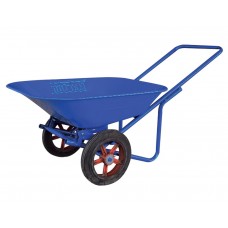 รถเข็นปูนล้อคู่แม็กซ์ Wheel Barrow สีน้ำเงิน Marton