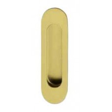 151.38.110 มือจับแบบฝัง สำหรับประตูบานไม้ ทรงรี สีทองเหลืองเคลือบ PVD HAFELE