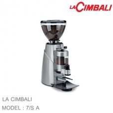 7/S A เครื่องบดกาแฟพร้อมแปรงอลูมิเนียม AUTO COFFEE GRINDER DOSERS-BRUSHED ALUMINUM BODY LACIMBALI