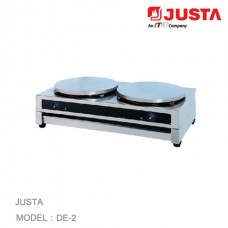 DE-2 เครื่องทำเครป2หัว Crepe Maker JUSTA