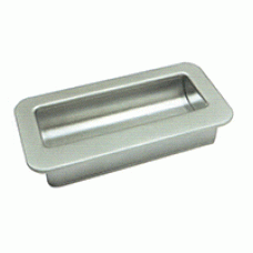 1F038-4-096 มือจับฝังโลหะ Metal Flush Handles ปัดแฮร์ลาย,ชุบอโนไดส์