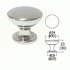 1P002 ปุ่มจับโลหะ ชุบโครเมี่ยม,ปัดแฮร์ลาย Metal Knobs