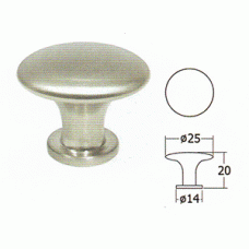 1P003-3 ปุ่มจับโลหะ ปัดแฮร์ลาย Metal Knobs