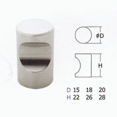 1P006-3-1826 ปุ่มจับโลหะ ปัดแฮร์ลาย Metal Knobs