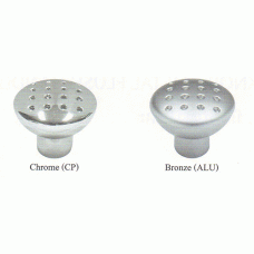 1P016-ALU ปุ่มจับดอกบัว  สีบรอนด์  Lotus Shape Knobs 