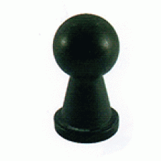 1P091-BL มือจับหนังสีดำ  ปุุ่มจับโลหะสีดำ Metal Knobs