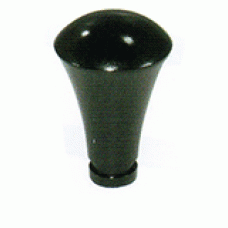 1P100-BL มือจับหนังสีดำ-บรอนด์  ปุุ่มจับโลหะสีดำ Metal Knobs