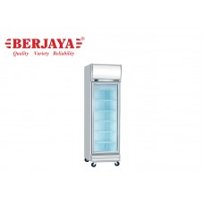 BER1-1D/DC-S-ELECTRIC 1 DOOR DISPLAY CHILLER-BLOWER SYSTEM SILVER FRAME-BERJAYA