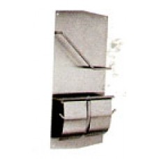 MS304-06 ที่ใส่นิตยสารและที่ใส่กระดาษชำระแนวนอนคู่(สแตนเลส) MARVEL