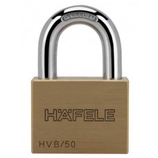 482.01.984 กุญแจคล้องสายยูทองเหลือง รุ่น HVB/50 HAFELE