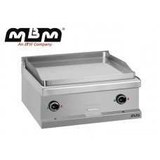 MBM1-MG7EFT777LC-TOP ELECTRIC FRY-TOP CHROMED FLAT PLATE-MBM