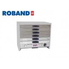 ROB1-80DT-HAMMERTONE FINISH PIE WARMERS 6 DRAWERS-ROBAND