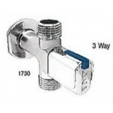 8858622006434  แองเกี้ลวาล์ว 3 ทาง Angle Valve 3 Way Size 1/2"