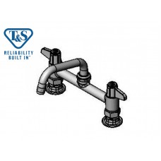 TS1-5F-8DLX06-FAUCET 8" CENTERDECK MOUNT 6" SPOUT ( 5F-8DLX00+5SP-06)-T&S