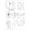 911.22.391 กุญเเจลิ้นตาย Deadbolt Lock Light Duty HAFELE