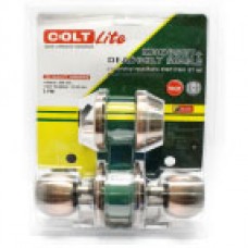 #58717301ET-ชุดลูกบิดประตู+กุญแจลิ้นตายซิงเกิ้ลฝาใหญ่-COLT 